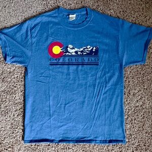 Blue Colorado Graphic T-Shirt